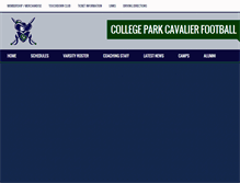Tablet Screenshot of cavalierfootball.org